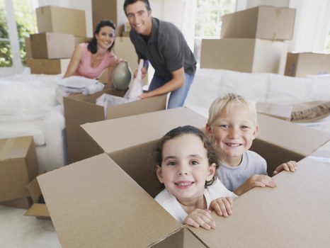Removal van and moving team helping a local house move in Upper Clapton