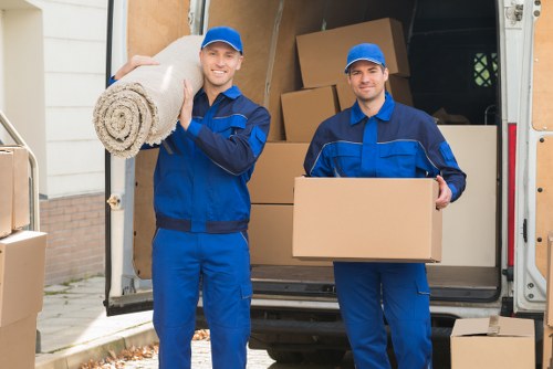 Removal team helping with a residential move in Upper Clapton