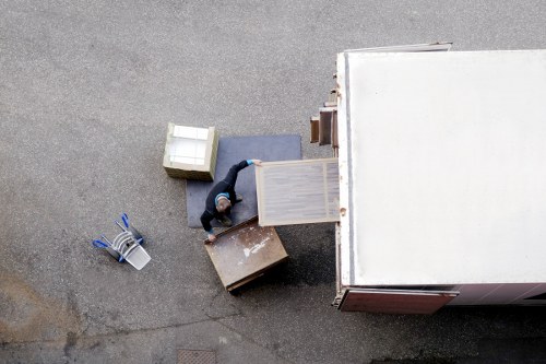 Careful furniture handling during a flat move in Upper Clapton